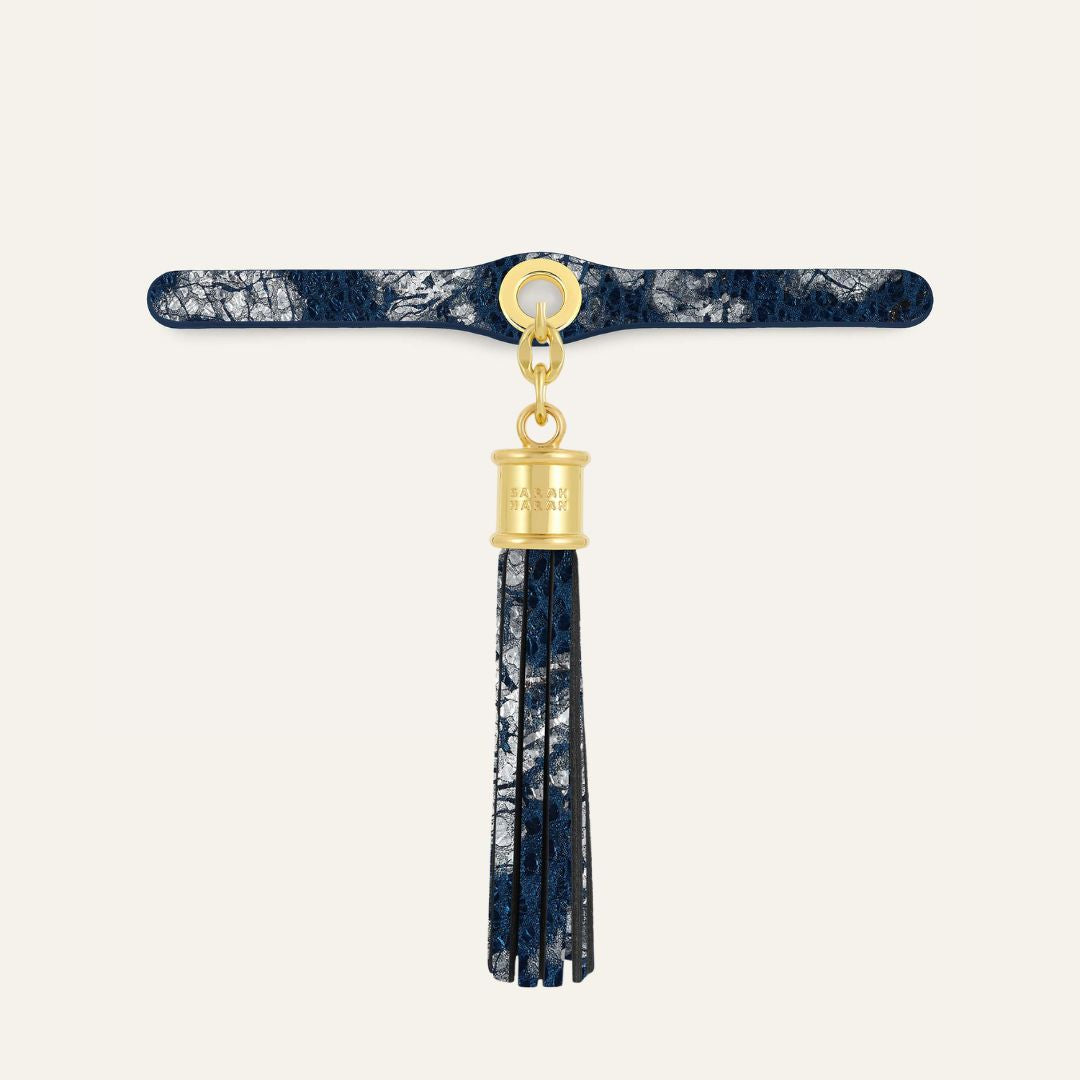 Deco Duo | Midnight Pearl with Gold hardware