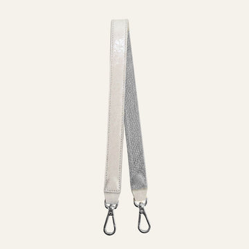 Grabette Handle | Ivory with Silver hardware
