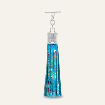 Capsule Tassel Classic | Jade Petal with Silver hardware