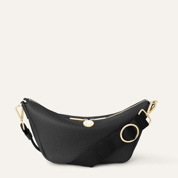 Tansy Sling | Black with Gold hardware