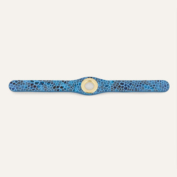 Deco Classic | Blue Mosaic with Gold hardware
