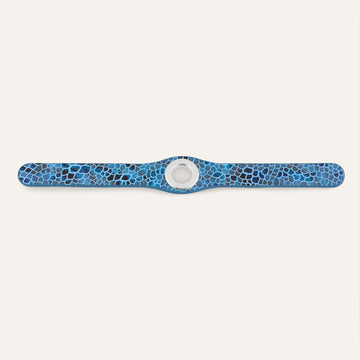Deco Classic | Blue Mosaic with Silver hardware
