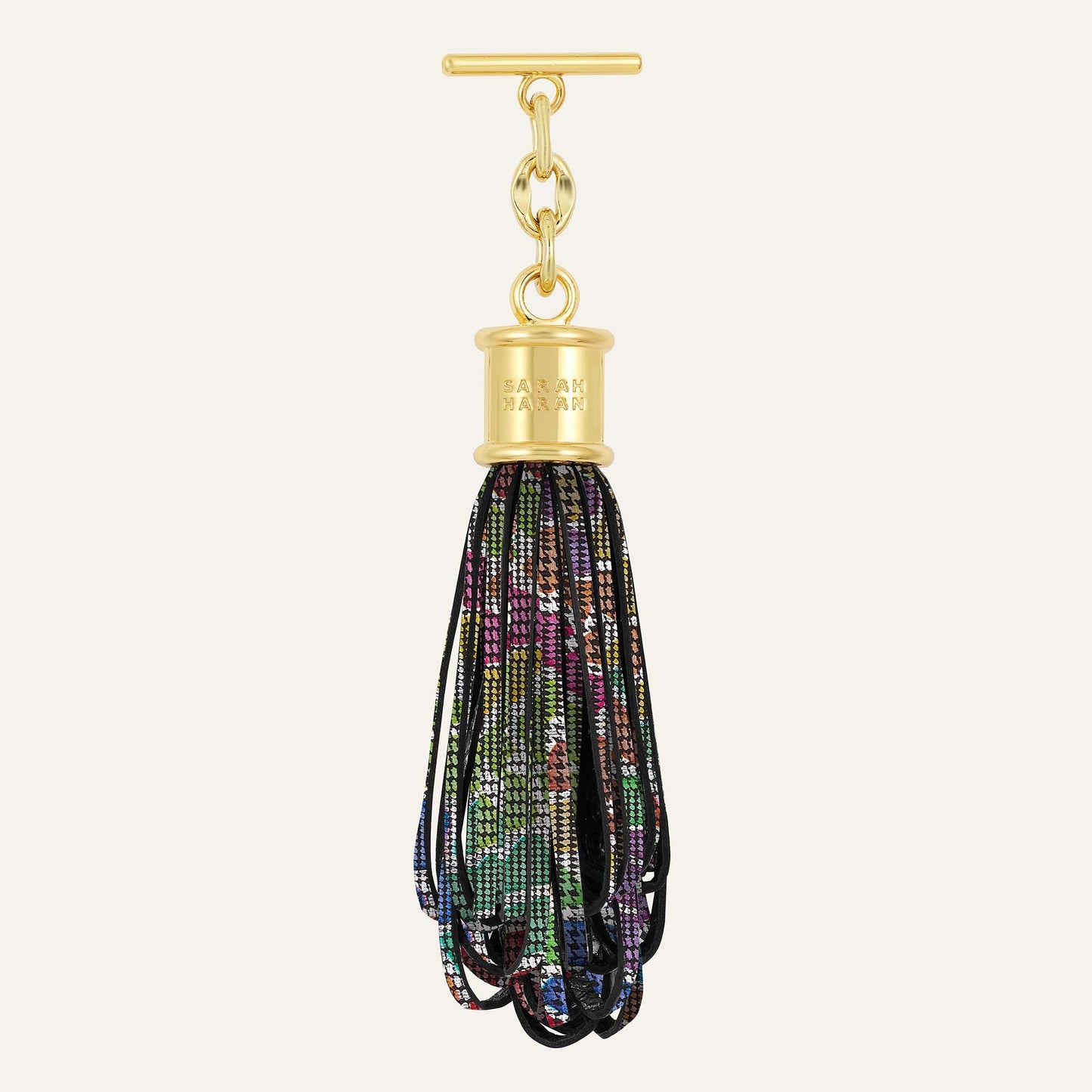 Gemini Tassel | Kaleidoscope with Gold hardware