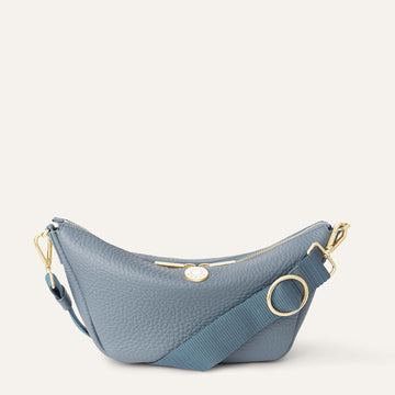 Tansy Sling | Eden Blue Bicouture with Gold hardware