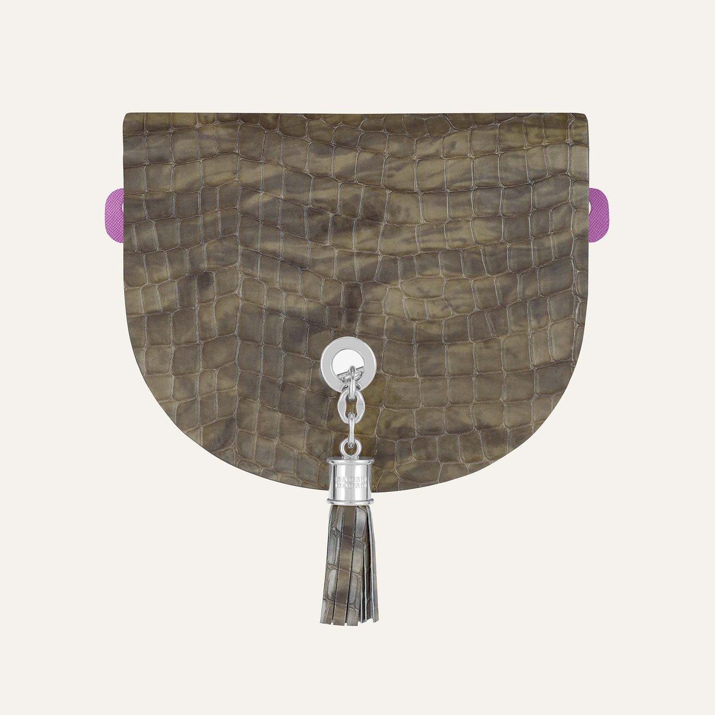 Flap Set Universal | Flint Patent with Silver hardware