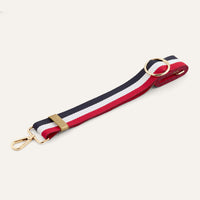 River Strap | French Stripe with Gold hardware