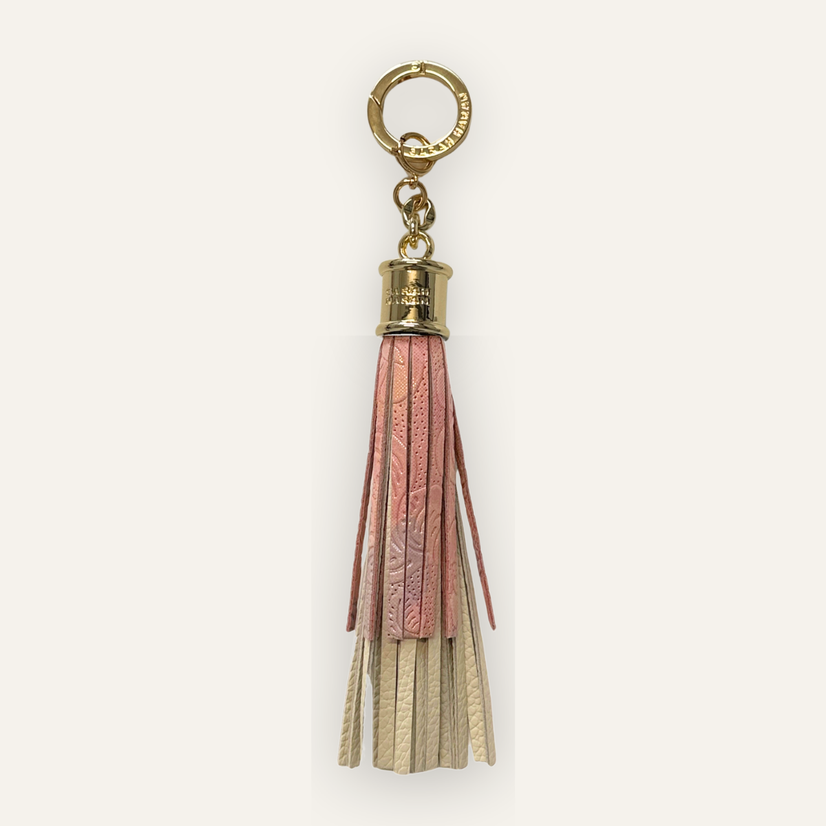 Fringe Charm | Garden of Roses with Gold hardware