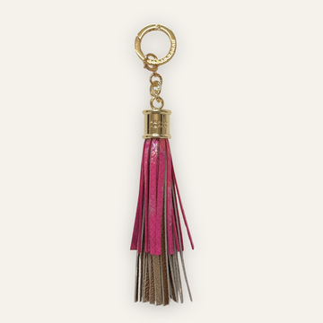 Fringe Charm | Paradise Petal with Gold hardware