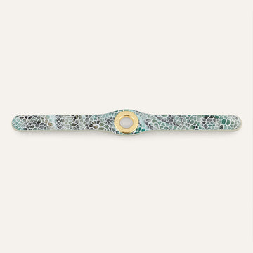 Deco Classic | Green Mosaic with Gold hardware