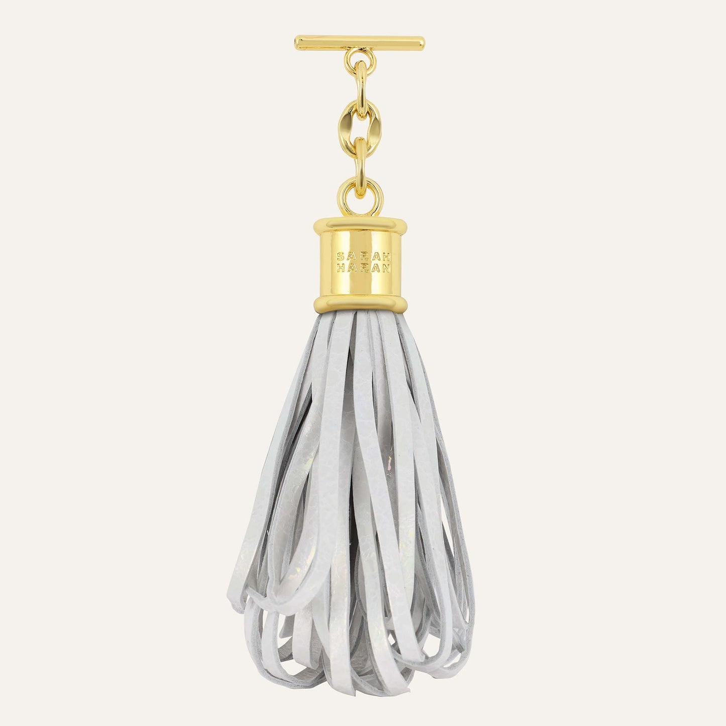 Lantern Tassel | Ivory with Gold hardware