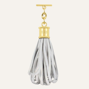 Lantern Tassel | Ivory with Gold hardware