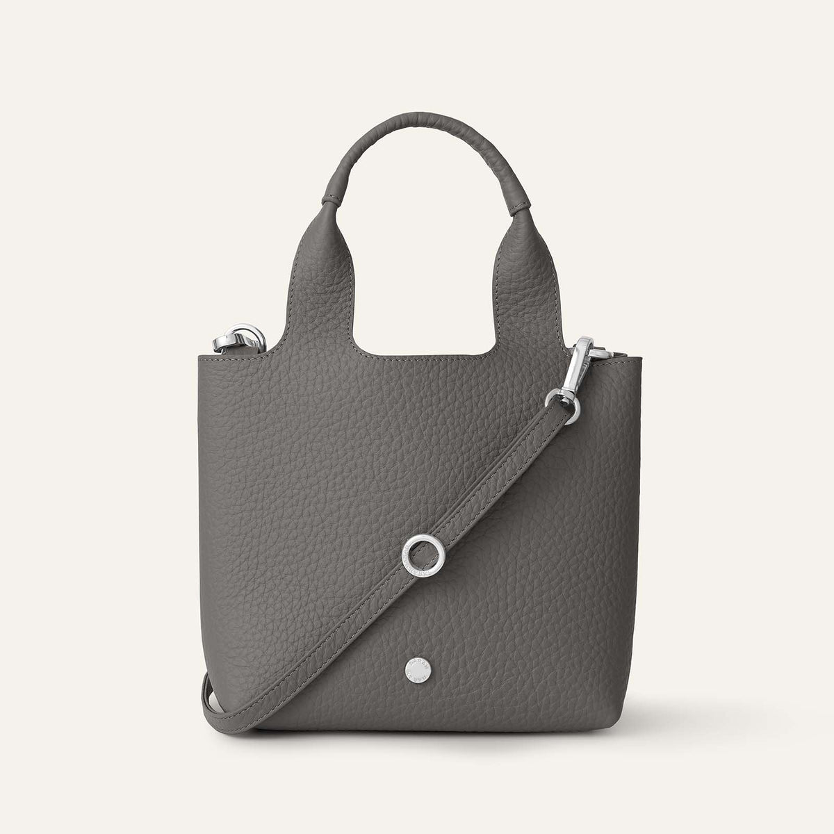 Tansy Mini | Lava Grey with Silver hardware