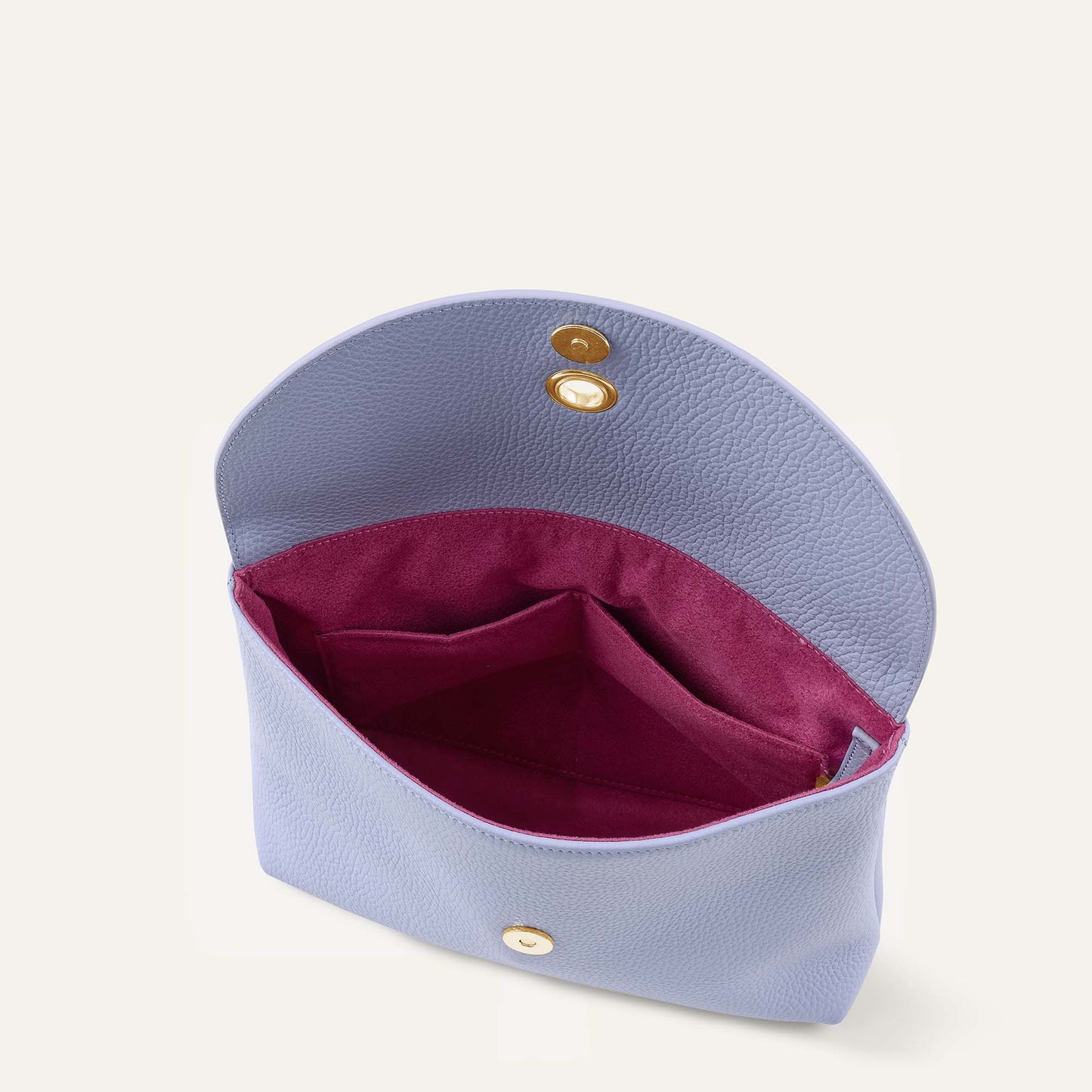 Lavender Sarah Haran Jasmine with Gold hardware Overhead P20 G