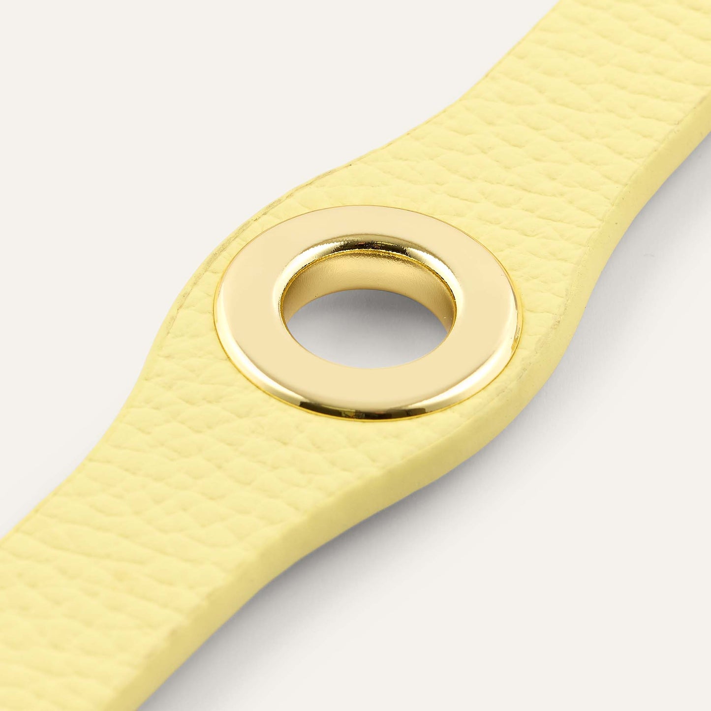 Deco Mini | Lemon Cream with Gold hardware