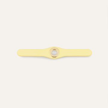 Deco Mini | Lemon Cream with Gold hardware