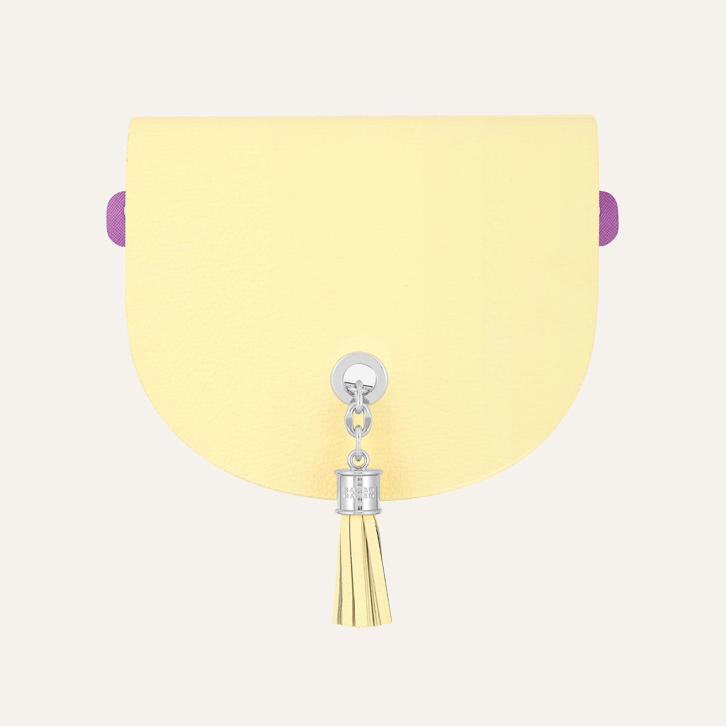 Flap Set Universal | Lemon Cream with Silver hardware