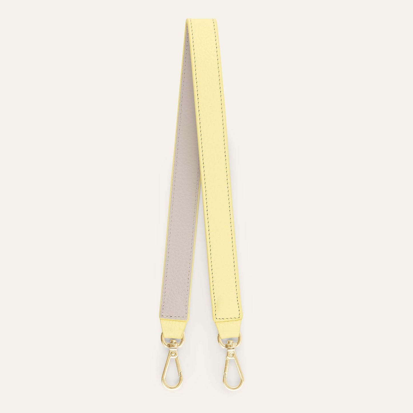 Grabette Handle | Lemon Cream with Gold hardware