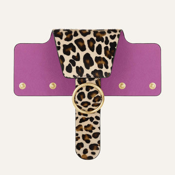 Ring Flap Classic | Leopard with Gold hardware
