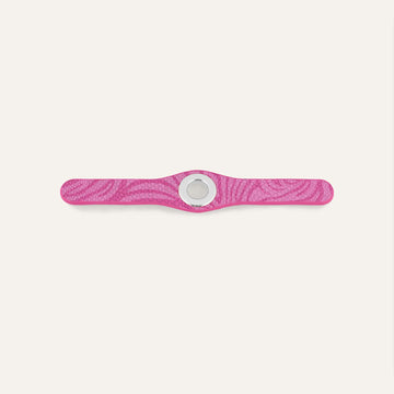 Deco Mini | Magenta Wave with Silver hardware