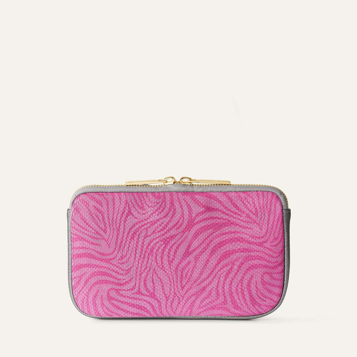 Complimentary Bag | Magenta Wave Mix with Gold hardware