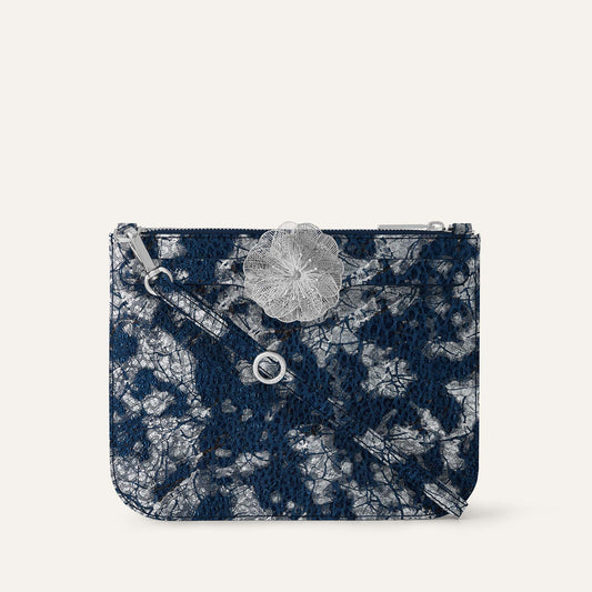 Ivy | Midnight Pearl with Silver hardware