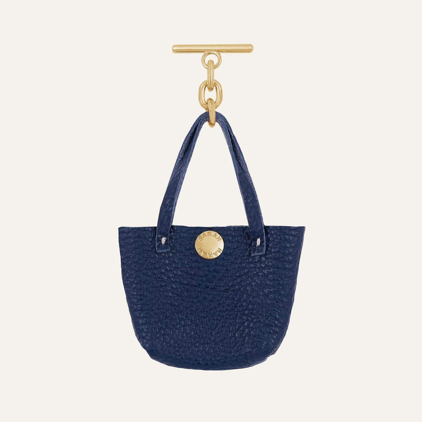 Handbag Tassel | Navy with Gold hardware