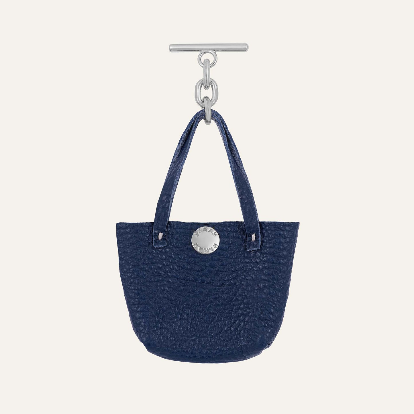 Handbag Tassel | Navy with Silver hardware