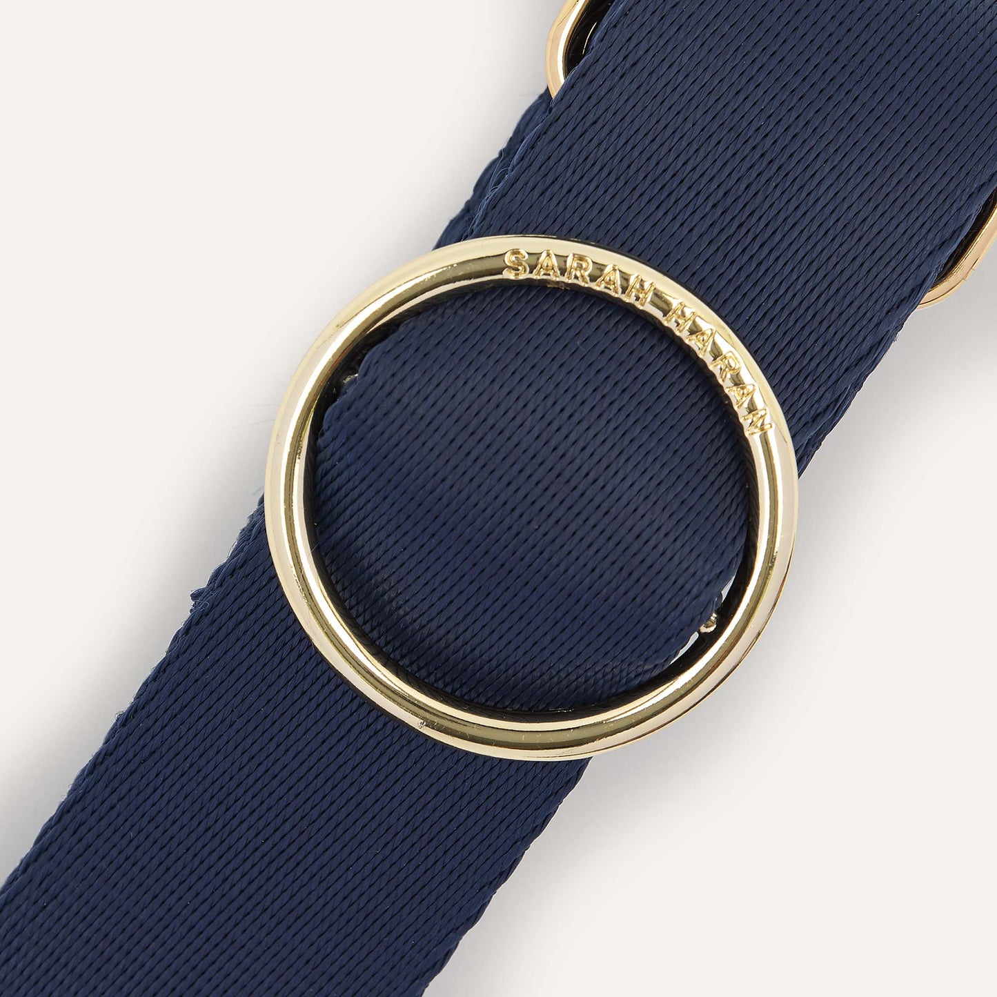 River Strap | Navy with Gold hardware