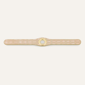 Deco Classic | Plaid Gold with Gold hardware