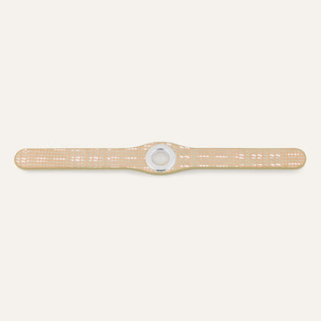 Deco Classic | Plaid Gold with Silver hardware