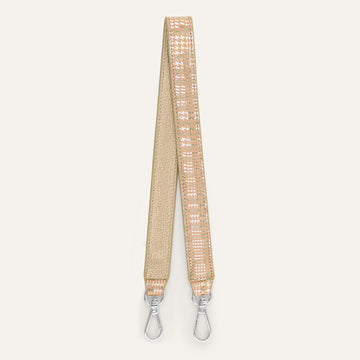 Grabette Handle | Plaid Gold with Silver hardware