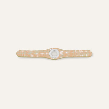 Deco Mini | Plaid Gold with Silver hardware