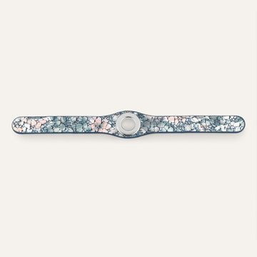 Deco Classic | Peach Mosaic with Silver hardware