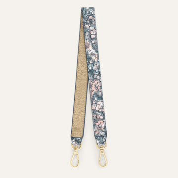 Grabette Handle | Peach Mosaic with Gold hardware