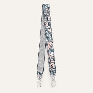 Grabette Handle | Peach Mosaic with Silver hardware