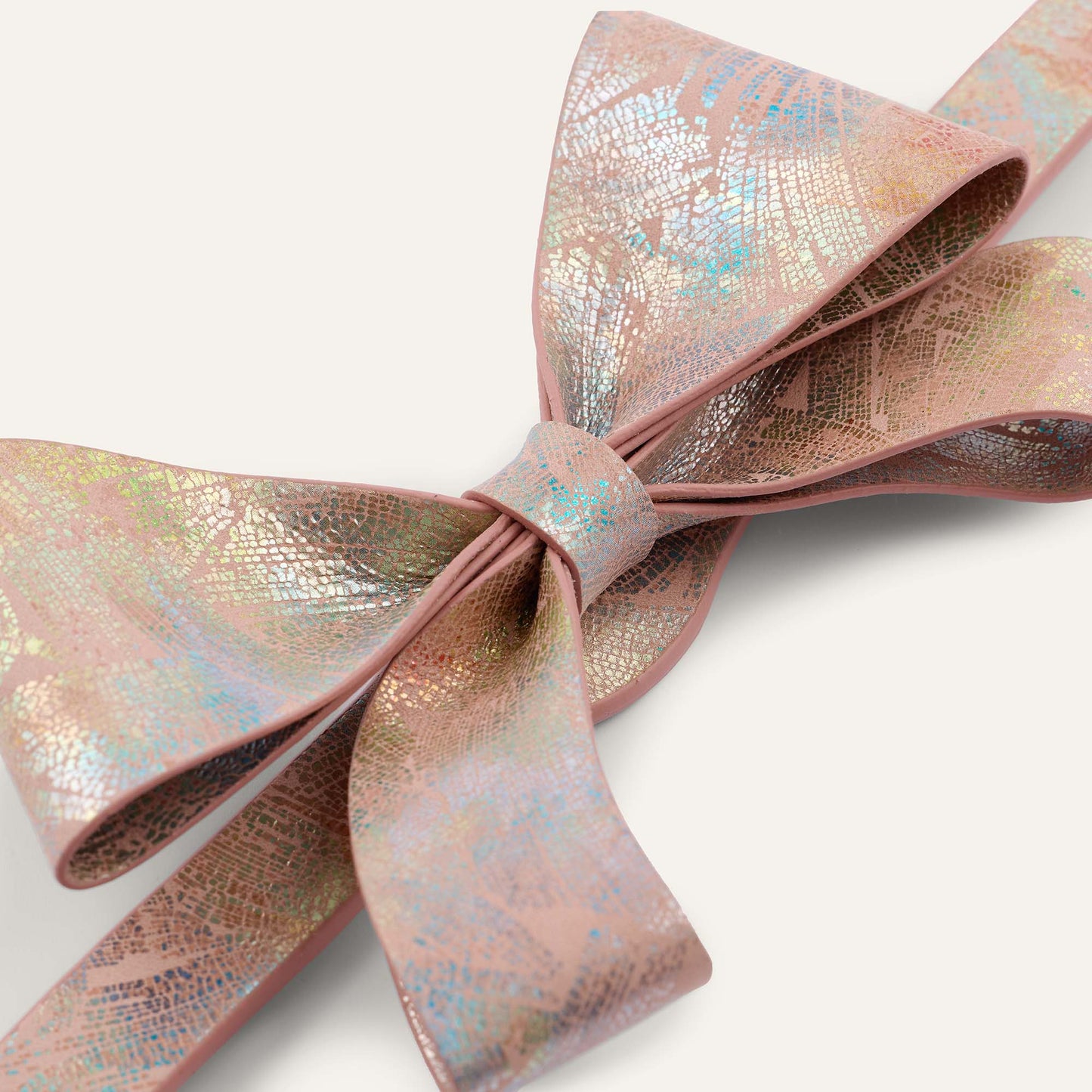 Bijoux Bow Classic | Peach Strokes with Gold hardware