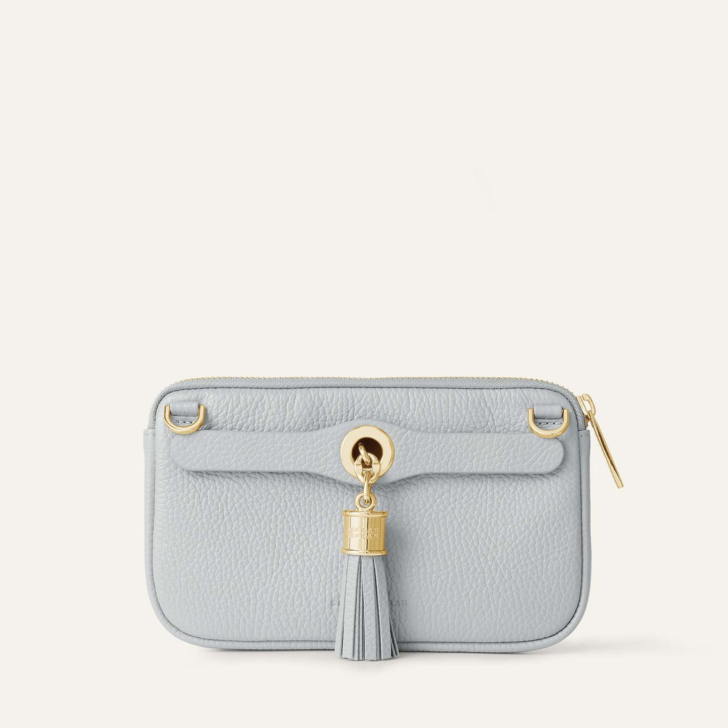 Dahlia Mini Tote | Pearl Grey with Gold hardware