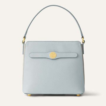 Rosa Handbag | Pearl Grey Duo with Gold hardware