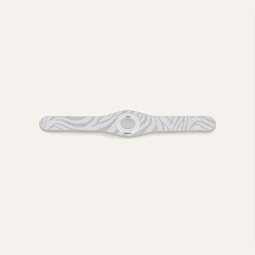 Deco Mini | Pearl Waves with Silver hardware