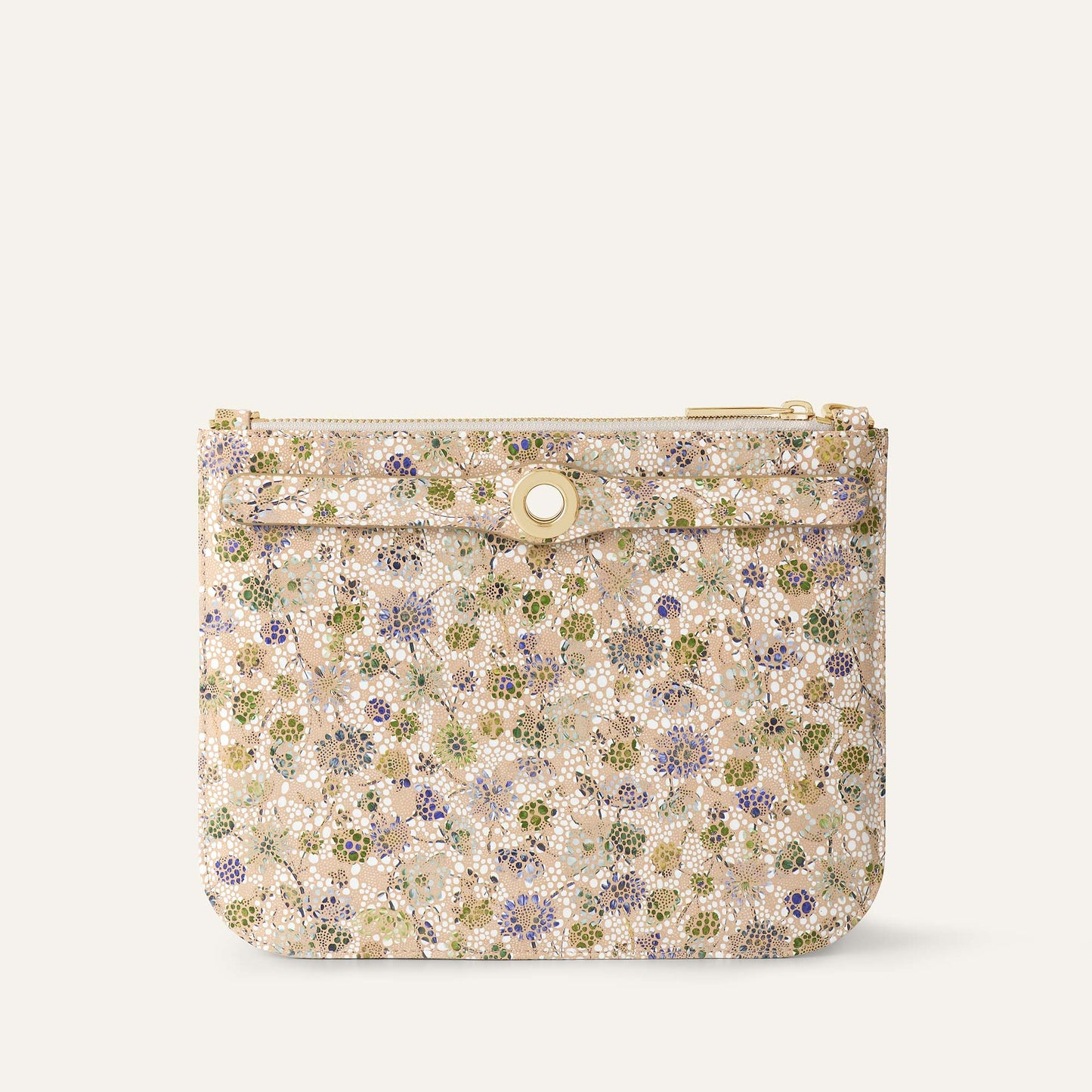 Ivy Clutch Bag | Petal Bloom with Gold hardware