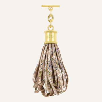 Lantern Tassel | Petal Bloom with Gold hardware