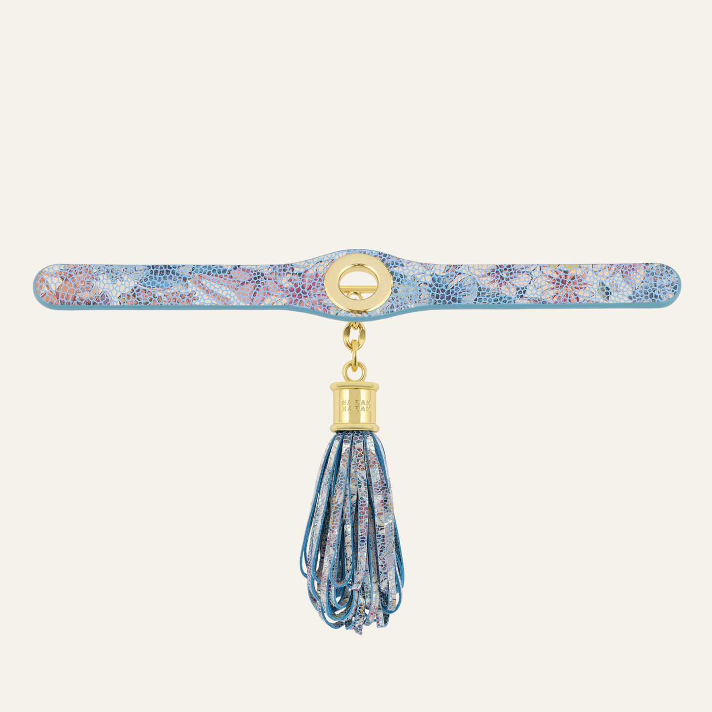 Lantern Duo | Petal Mosaic with Gold hardware