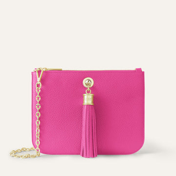 Ivy Clutch Bag | Pink Kiss with Gold hardware