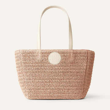 Rafia Bag | Blush Ivory