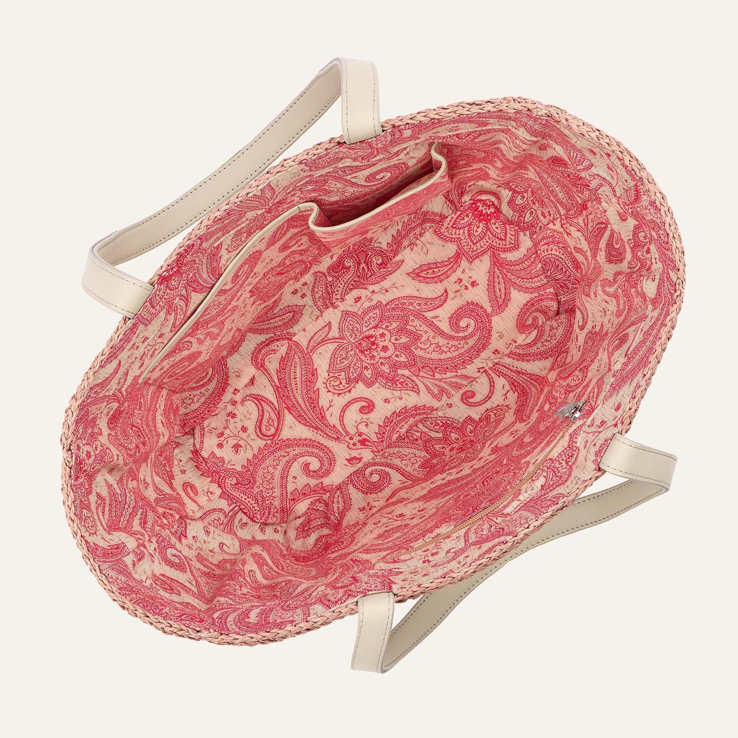 Complimentary Bag | Blush Ivory with Silver hardware