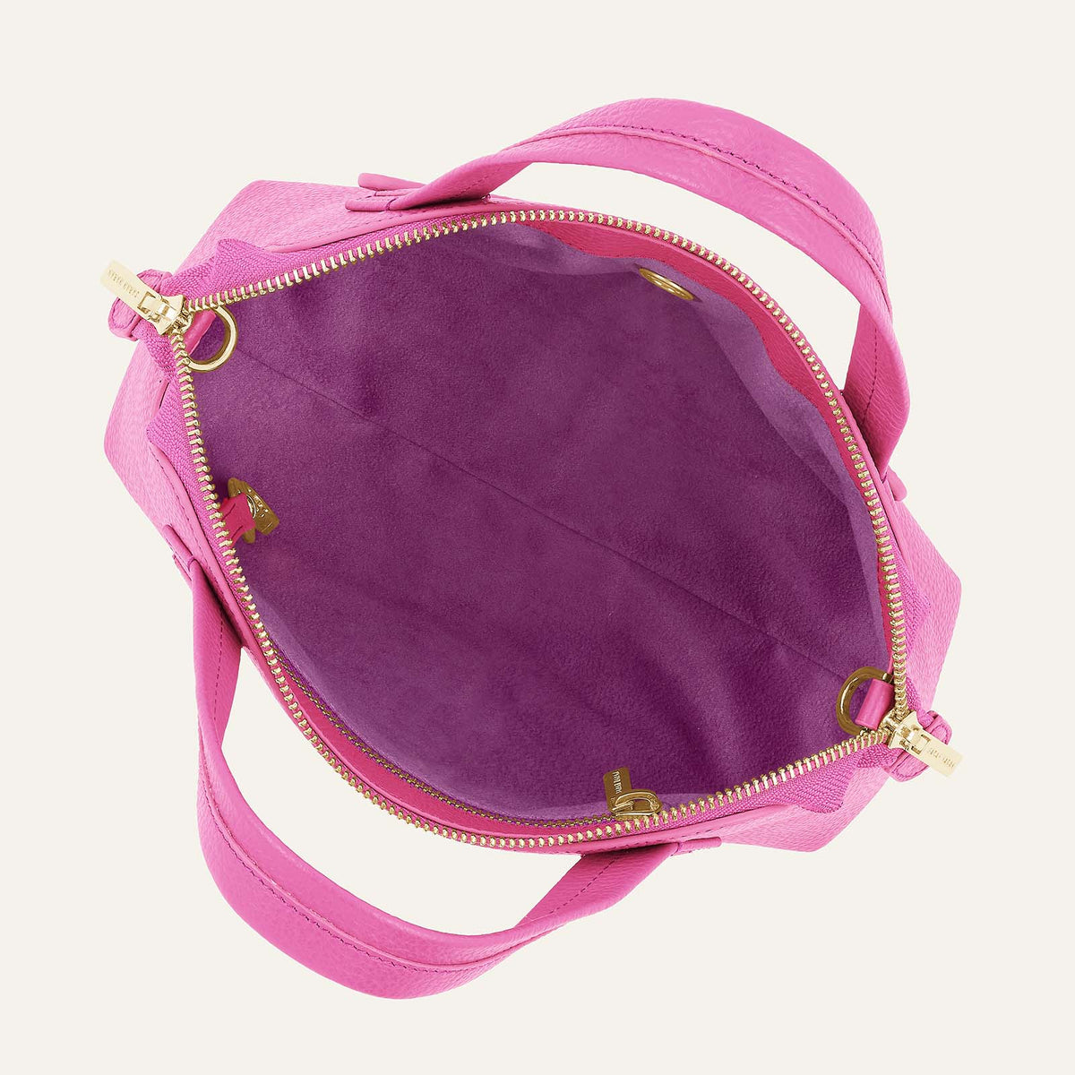 Mini J | Pop Pink with Gold hardware