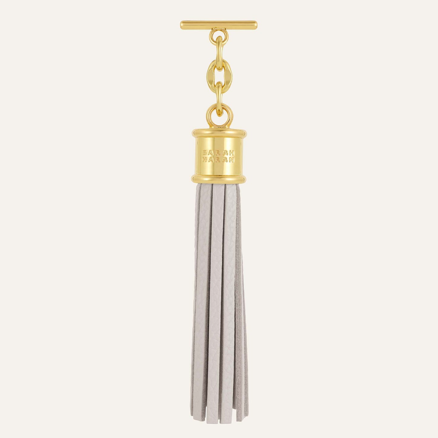 Capsule Tassel | Porcelain with Gold hardware