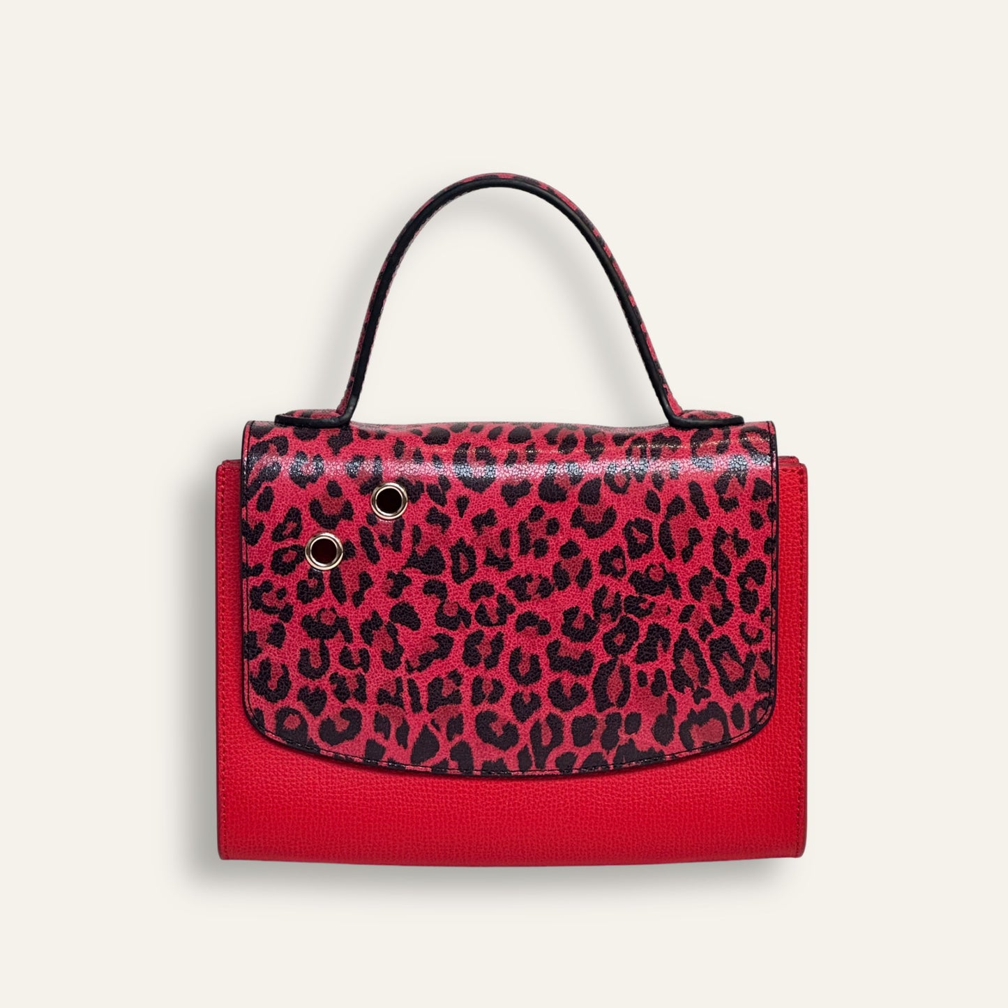 Preloved Blossom Handbag | Candy Apple with Gold hardware