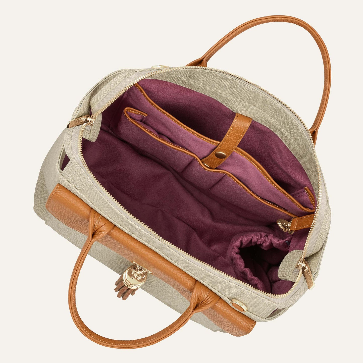 Poppy Backpack | Sand Tan with Gold hardware