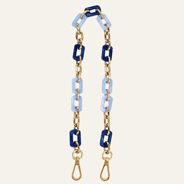 Nova Strap | Blue Mix with Gold hardware
